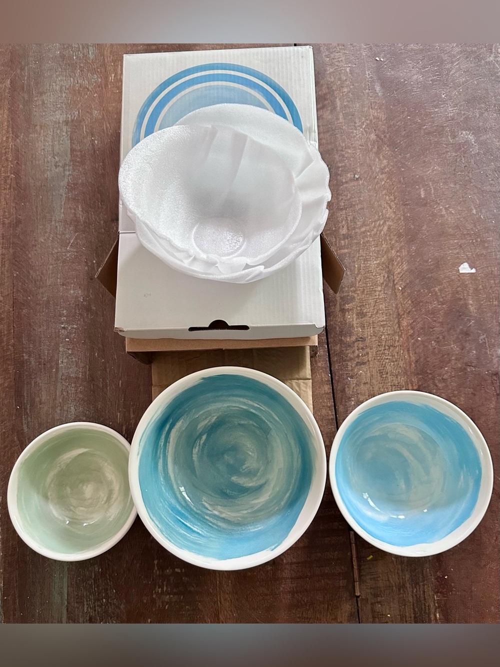 NWOT Pepper + Vetiver - Set of 3 Nesting Bowls - Picture 9 of 14